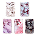 Marble Pattern Soft TPU Case For Huawei Y6 (2018)(Plum Blossom)