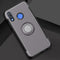 Magnetic 360 Degree Rotation Ring Holder Armor Protective Case for Huawei Nova 3 (Grey)