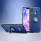 Magnetic 360 Degree Rotation Ring Holder Armor Protective Case for Huawei Nova 3 (Blue)