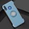 Magnetic 360 Degree Rotation Ring Holder Armor Protective Case for Huawei Nova 3 (Navy Blue)