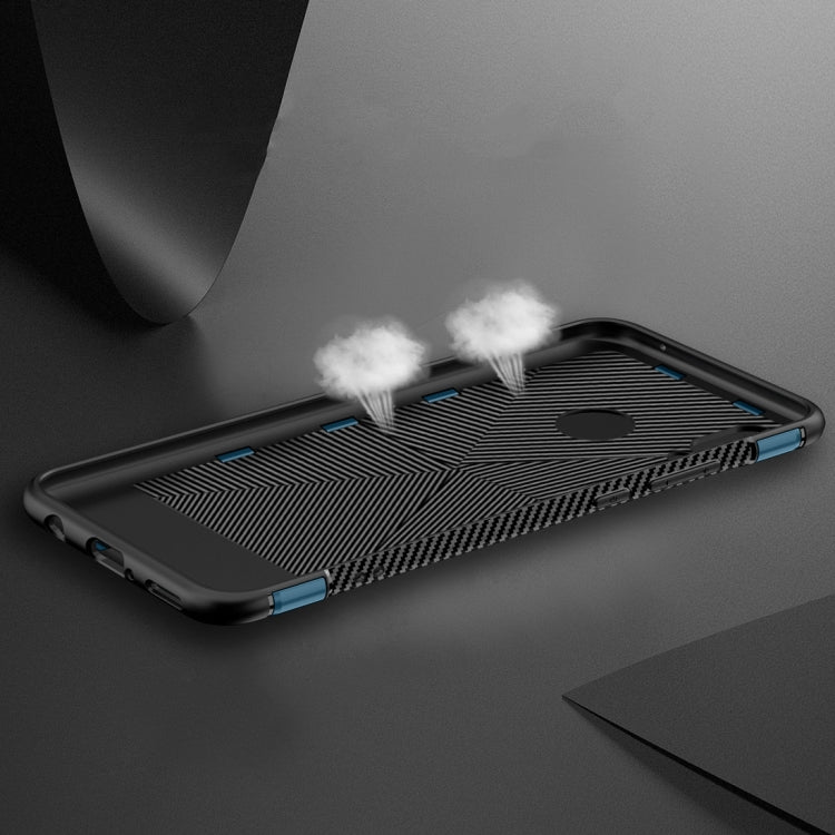 Magnetic 360 Degree Rotation Ring Holder Armor Protective Case for Huawei Nova 3 (Red)