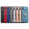 Magnetic 360 Degree Rotation Ring Holder Armor Protective Case for Huawei Nova 3 (Red)