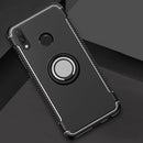 Magnetic 360 Degree Rotation Ring Holder Armor Protective Case for Huawei Nova 3i(Black)