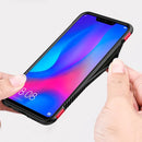 Magnetic 360 Degree Rotation Ring Holder Armor Protective Case for Huawei Nova 3i(Red)