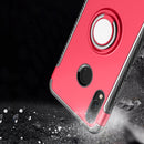Magnetic 360 Degree Rotation Ring Holder Armor Protective Case for Huawei Nova 3i(Red)