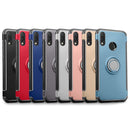 Magnetic 360 Degree Rotation Ring Holder Armor Protective Case for Huawei Nova 3i(Black)
