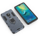 Panther PC + TPU Shockproof Protective Case for Huawei Mate 20, with Magnetic Ring Holder(Navy Blue)