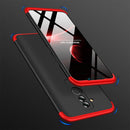 GKK Three Stage Splicing Full Coverage PC Case for Huawei Mate 20 Lite / Maimang 7(Black Red)