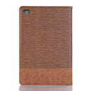 Cross Texture Horizontal Flip PU Leather Case for Huawei MediaPad M5 Lite 10.1 inch, with Holder & Card Slots & Wallet (Brown)