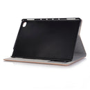 Cross Texture Horizontal Flip PU Leather Case for Huawei MediaPad M5 Lite 10.1 inch, with Holder & Card Slots & Wallet (Brown)