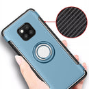Magnetic 360 Degree Rotation Ring Holder Armor Protective Case for Huawei Mate 20 Pro(Black)