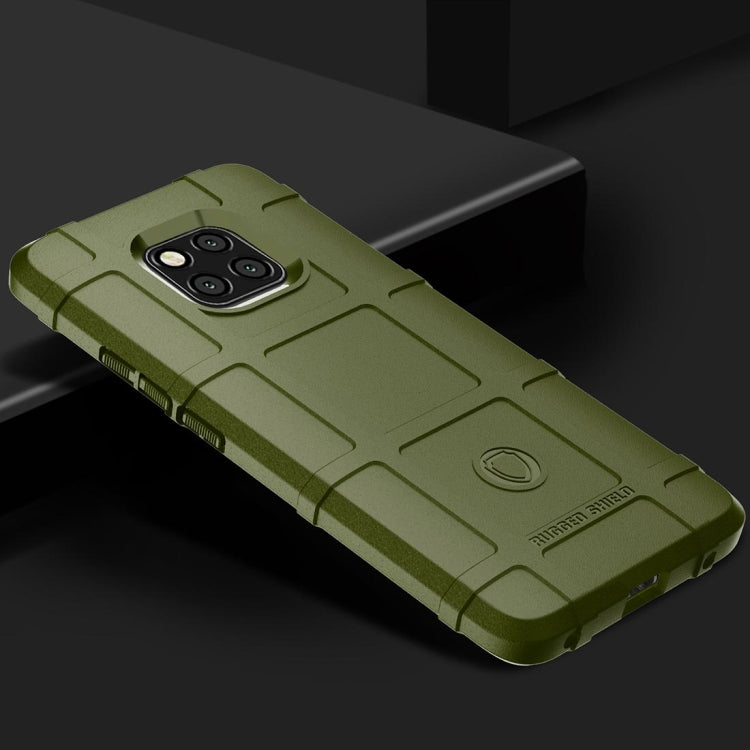 Shockproof Full Coverage Silicone Case for Huawei Mate 20 Pro Protector Cover (Army Green)