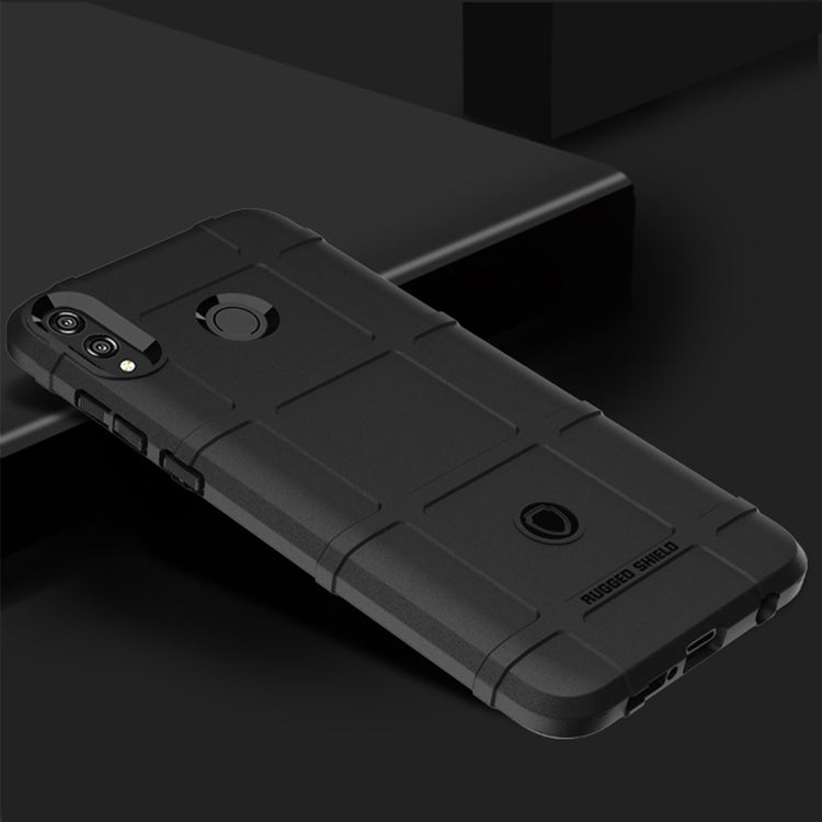 Shockproof Protector Cover Full Coverage Silicone Case for Huawei Honor 8X (Black)