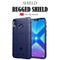 Shockproof Protector Cover Full Coverage Silicone Case for Huawei Honor 8X (Dark Blue)