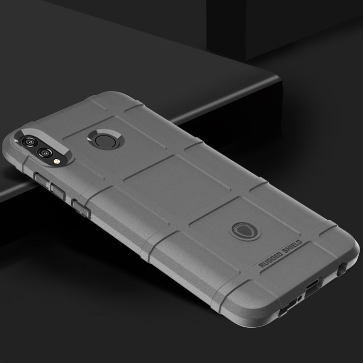 Shockproof Protector Cover Full Coverage Silicone Case for Huawei Honor 8X (Grey)
