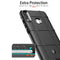 Shockproof Protector Cover Full Coverage Silicone Case for Huawei Honor 8X (Dark Blue)