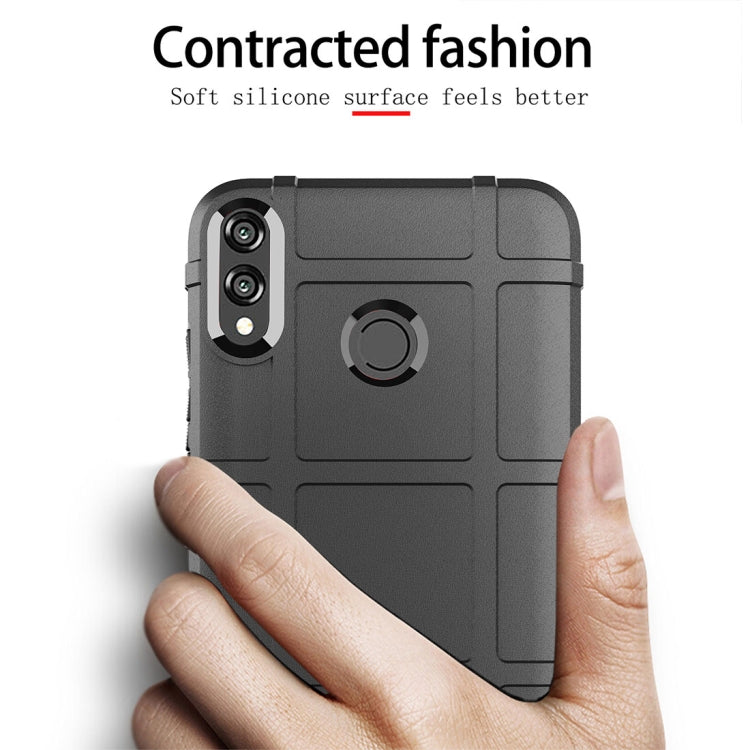 Shockproof Protector Cover Full Coverage Silicone Case for Huawei Honor 8X (Dark Blue)