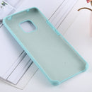 Solid Color Liquid Silicone Shockproof Case for Huawei Mate 20 Pro(Blue)