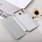 Curved Streamer Plating Shockproof Leather Case for Huawei Honor 10 Lite / P Smart (2019), with Holder & Sleep / Wake-up Function (Silver)