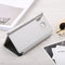 Curved Streamer Plating Shockproof Leather Case for Huawei Honor 10 Lite / P Smart (2019), with Holder & Sleep / Wake-up Function (Silver)