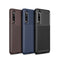 Carbon Fiber Texture Shockproof TPU Case for Huawei P30 (Brown)