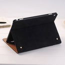 For Huawei MediaPad M3 Lite 10 Vintage Book Style Horizontal Flip Environmental PU Leather Case with Holder & Card Slots & Wallet & Photo Frame(Black)