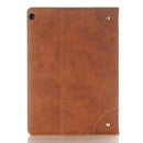For Huawei MediaPad M3 Lite 10 Vintage Book Style Horizontal Flip Environmental PU Leather Case with Holder & Card Slots & Wallet & Photo Frame(Brown)