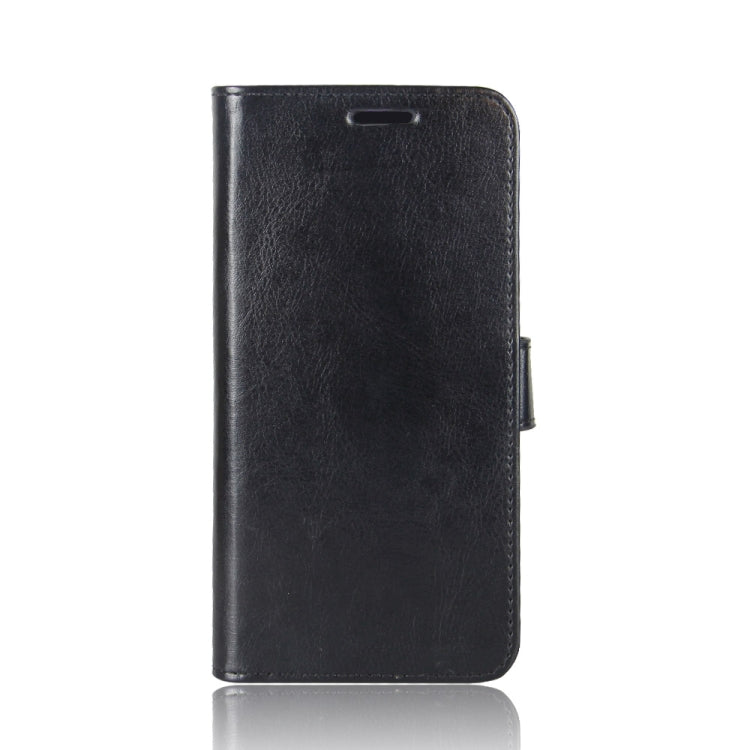 R64 Texture Single Fold Horizontal Flip Leather Case for Huawei P30 Lite, with Holder & Wallet & Card Slots & Photo Frame (Black)