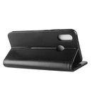 R64 Texture Single Fold Horizontal Flip Leather Case for Huawei P30 Lite, with Holder & Wallet & Card Slots & Photo Frame (Black)