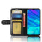 R64 Texture Single Fold Horizontal Flip Leather Case for Huawei P30 Lite, with Holder & Wallet & Card Slots & Photo Frame (Black)
