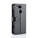 R64 Texture Single Fold Horizontal Flip Leather Case for Huawei Honor View 20, with Holder & Wallet & Card Slots & Photo Frame(Black)