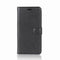 Litchi Texture Horizontal Flip Leather Case for Huawei Y7 2019, with Wallet & Holder & Card Slots (Black)