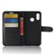 Litchi Texture Horizontal Flip Leather Case for Huawei Y7 2019, with Wallet & Holder & Card Slots (Black)