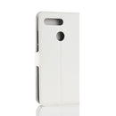 Litchi Texture Horizontal Flip Leather Case for Huawei Honor View 20, with Wallet & Holder & Card Slots (White)