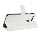 Litchi Texture Horizontal Flip Leather Case for Huawei Honor View 20, with Wallet & Holder & Card Slots (White)