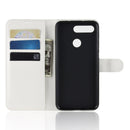 Litchi Texture Horizontal Flip Leather Case for Huawei Honor View 20, with Wallet & Holder & Card Slots (White)