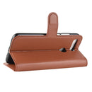 Litchi Texture Horizontal Flip Leather Case for Huawei Honor View 20, with Wallet & Holder & Card Slots (Brown)