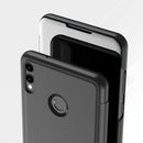 Electroplating Mirror Horizontal Flip Leather Case for Huawei Honor 8X , with Holder (Black)
