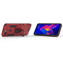 PC + TPU Shockproof Protective Case for Huawei Honor View 20, with Magnetic Ring Holder(Red)