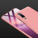 GKK Three Stage Splicing Full Coverage PC Case for Huawei P30 (Rose Gold)