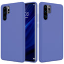Solid Color Liquid Silicone Shockproof Full Coverage Case for Huawei P30 Pro (Purple)