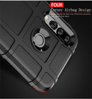 Shockproof Rugged Shield Full Coverage Protective Silicone Case for Huawei P Smart+ 2019 (Army Green)