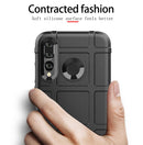 Shockproof Rugged Shield Full Coverage Protective Silicone Case for Huawei P Smart+ 2019 (Black)