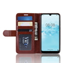 R64 Texture Single Fold Horizontal Flip Leather Case for Huawei Y5 2019, with Holder & Card Slots & Wallet (Brown)