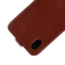 R64 Texture Vertical Flip Leather Case for Huawei Y5 2019 , with Card Slots & Photo Frame (Brown)