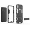 Shockproof PC + TPU Case for Huawei Y6 (2019), with Holder (Red)