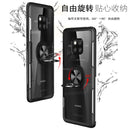 Scratchproof TPU + Acrylic Ring Bracket Protective Case for Huawei Mate 20 Pro(Blue)