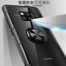 Scratchproof TPU + Acrylic Ring Bracket Protective Case for Huawei Mate 20 Pro(Blue)
