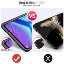 Scratchproof TPU + Acrylic Ring Bracket Protective Case for Huawei Honor 8X(Navy Blue)