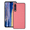 Shockproof Cloth Texture PC+ TPU Protective Case for Huawei P30 (Pink)